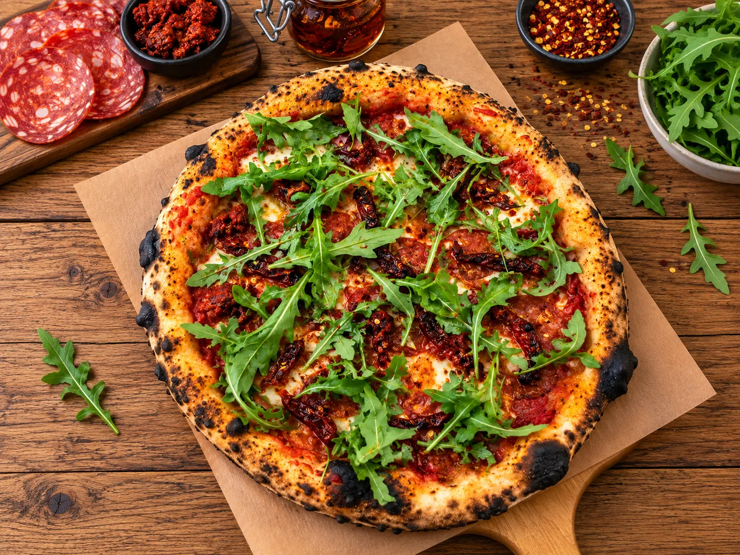 Diablo, Pizza 32 cm, ciasto neapolitańskie