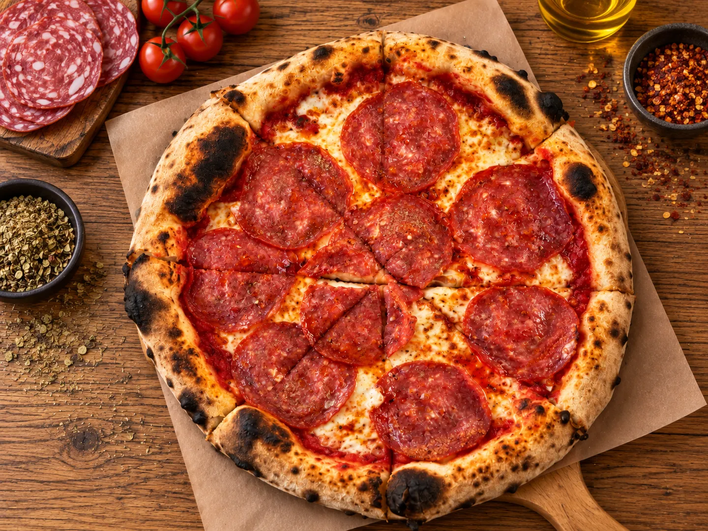 Milano, Pizza 32 cm, ciasto neapolitańskie