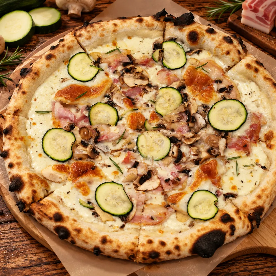 Pancetta e Funghi